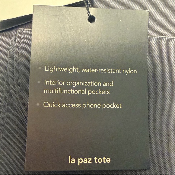 NWT Baggallini La Paz Tote in Gray with Goldtone Accents - Picture 7 of 13